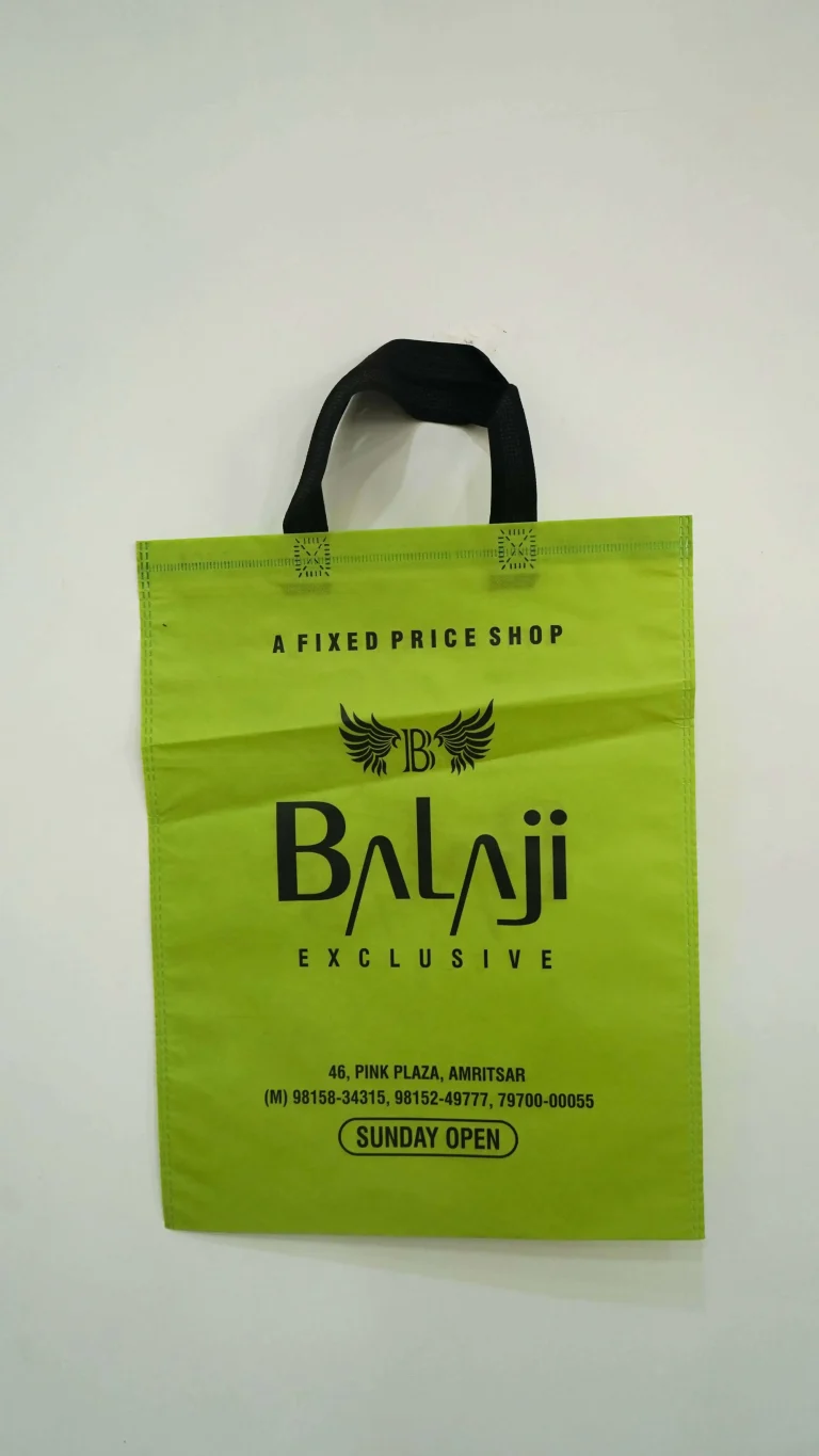 Custom BOPP/non-woven shopping bag manufactured by Shiva PolyFab, design 15